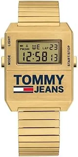 Tommy Hilfiger Mens Yellow Dial Ionic Thin Gold Plated 2 Steel Watch - 1791670