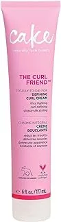 Cake The Curl Friend Defining Curl Cream | For Frizz Fighting & Curl Defining | Glossy-Silk Styling | Cruelty Free & Vegan | With Avocado Oil, Soybean Oil & Shea Butter | 177 Ml