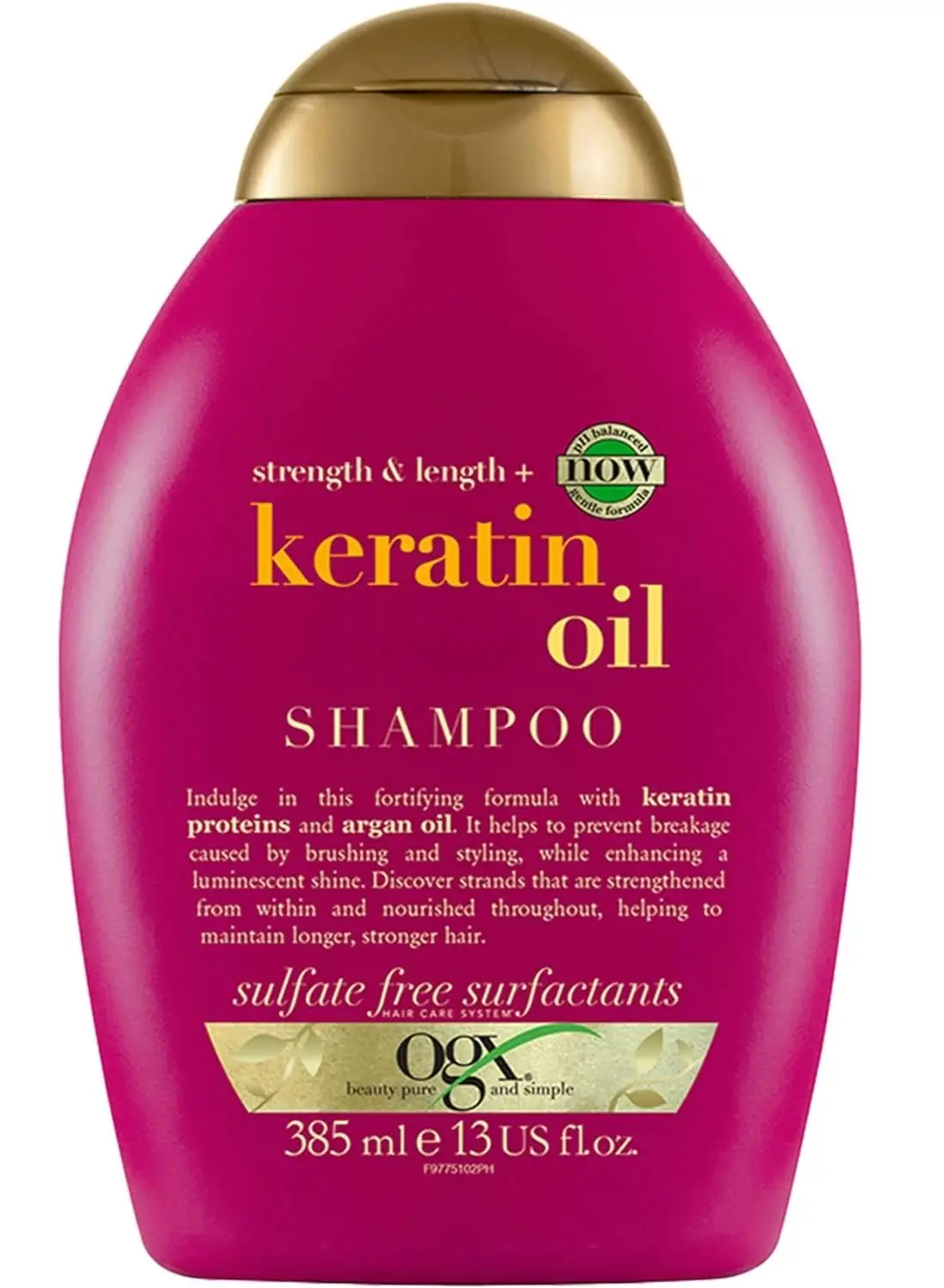 Ogx Strength And Length Plus Keratin Oil Shampoo 385ml