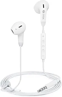 ZM-PETAL WHITE Universal HD Earphones with Mic - White