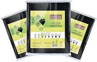 Enviro Shield Oxo Biodegradable & Antibacterial 30 Gallon 20 Garbage Bags X 3 Rolls Value Pack Multicolour