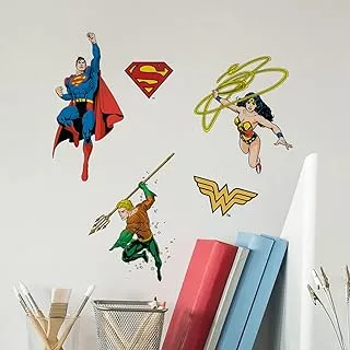 RoomMates - Justice League Single sheet - wall decals (L 23 x H 45.2 cms)