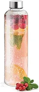 Treo by Milton Clarion Borosilicate Glass Water Bottle, 1000 ml