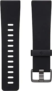 Fitbit versa family accessory band, official product, classic, black, small