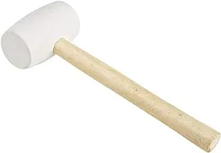 NJM White Rubber Mallet Hammer