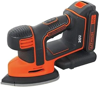 BLACK+DECKER 20V MAX* Mouse Sander, Tool Only (BDCMS20B)