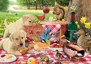 Buffalo Games - Picnic Raiders - 300 LARGE Piece Jigsaw Puzzle