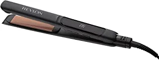 Revlon RVST2175 Salon Copper Smooth Styler Straightener, Auto Shut Off, Auto dual voltage, 30 LCD heat settings, 10s fast heat setup