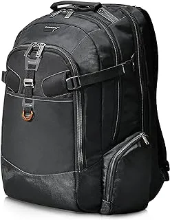 Everki Business 120 Large Professional 18.4-Inch Workstation Or Gaming Laptop Backpack With Rain Cover, Travel Friendly (Ekp120)