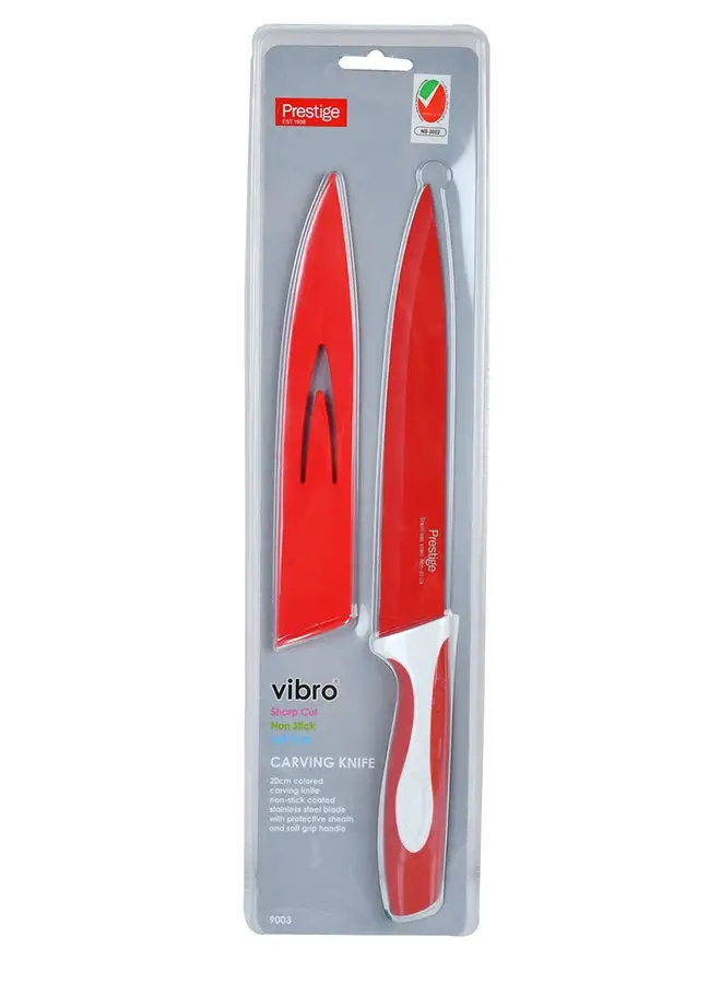 Prestige Carver Knife Red/White 20cm