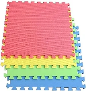 COOLBABY Puzzle Foam Mat 4 Piece Set 60x60x1cm - Assorted Colors