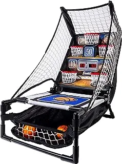 Franklin Sports Anywhere Basketball Arcade Game - Table Top Basketball Arcade Shootout- Indoor Electronic Basketball Game