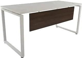 Mahmayi Projekt 1600T Modern Office Desk, Executive Desk, Home Office Modern Simple Style PC Desk, Writing Study Desk, Computer Table with 2 Grommets for Wire Management, Home Office desk furniture