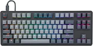 لوحة مفاتيح ميكانيكية Drop Ctrl - Tenkeyless Tkl (87 مفتاحًا) لوحة مفاتيح للألعاب ، ومفاتيح التبديل السريع ، و ProgRAMmable Macros ، وإضاءة خلفية RGB LED ، و Usb-C ، و Doubleshot Pbt ، وإطار من الألومنيوم (Cherry Mx Brown ، أسود)