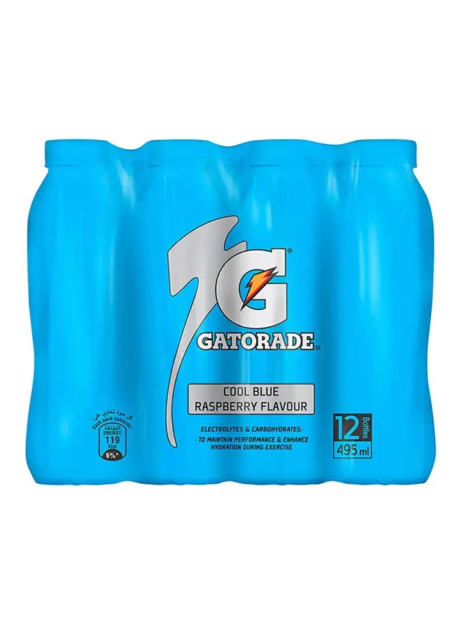 Gatorade Sports Drink Cool Blue Raspberry 495ml Pack of 12