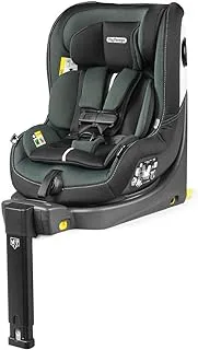 Peg Perego Primo Viaggio 360 Degrees Rotatable Travel Car Seat For Infants/Kids/Toddlers With I-Size Base/Rear-Forward Facing Position/Reclining Backrest, From Birth To 4 Years-Forest