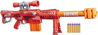 Nerf Fortnite Heavy SR Blaster, Longest Nerf Fortnite Blaster Ever, Removable Scope, 6 Official Nerf Mega Darts, Kids toy, Teens and Adults, Outdoor toy for kids Ages 8+