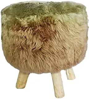 Dubai Garden Centre Nordic Stool, 40 cm Diameter, Taupe