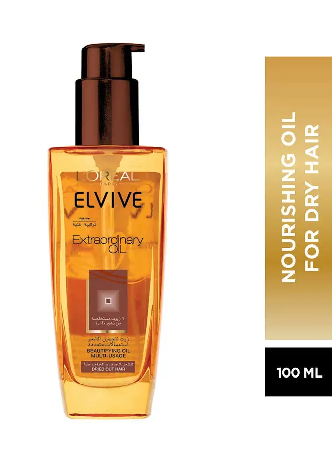 L'OREAL PARIS Elvive Extraordinary Oil Jojoba Very Dry, Curly Hairs Clear 100ml