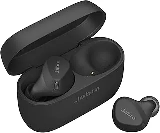 Jabra Elite 4 Active In-Ear Bluetooth Earbuds - True Wireless Ear Buds with Secure Active Fit, 4 built-in Microphones, Active Noise Cancellation and Adjustable HearThrough Technology - Black