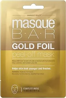 masque BAR Gold Foil Peel Off Mask Sachet, 12 ml