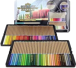 Sargent Art Set of 72 Different Colored Pencils, Artist Quality, Writing, Drawing, Illustration, Non-Toxic