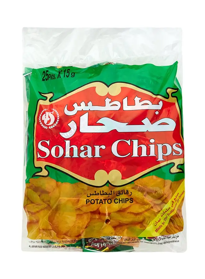 Sohar Potato Chips 15grams Pack of 25