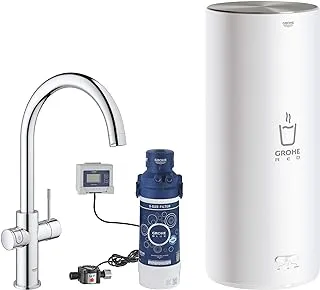 GROHE Red Duo Tap and L Size Boiler | Swivel Area 150° | Energy Efficiency Class A | 30079001