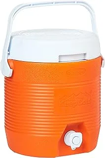 Cosmoplast-MFKCXX012OR Keep Cold Plastic Insulated Water Cooler, Small, 12 Litres - Orange