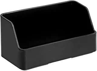 Amazon Basics Plastic Desk Organizer - Name Card Holder, Black