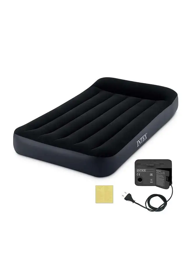 INTEX Dura Beam Standard Fiber Tech-Technology Airbed PVC Black 99x191x25cm