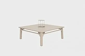 MAIORI- CLASSIQUE COFFEE TABLE WITH ICE BUCKET 100X100 LIGHT TAUPE