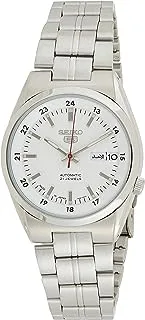 Seiko Mens Automatic Watch, Analog Display And Stainless Steel Strap Snk559J1