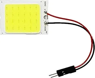 COB 24 SMD LED Panel Dome Led Lamp Auto Car Interior Reading Plate Wired Light Lamp