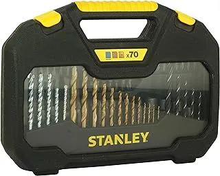 Stanley 70 Piece Titanium Drill Bit Set - Sta7184-Xj