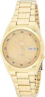 Men's Seiko 5 Automatic Watch With Analog Display And Stainless Steel Strap Snk574J1