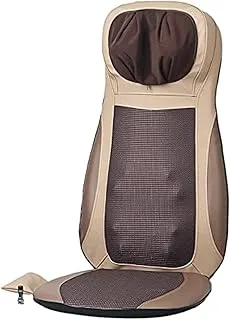 Marshal Fitness Shiatsu Full Back Massager with Heat, Chair Massager for Neck and Back Shoulders,Gel Modes Massage Cushion,Adjustable Height Massage Seat, Vibration Seat Multi Color-Mf-0407