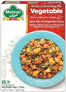 Mehran Vegetable Masala 50 gm, Multicolor