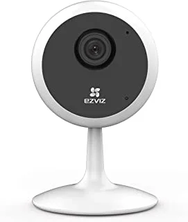 EZVIZ C1C WiFi Security Camera, CCTV Camera For Home, 1080p Baby Monitor Mini Camera with Night Vision, Two Way Talk, Wide Angle Lens, Sounds Alert, Sleep Mode, Motion Detection, Supports MicroSD Card