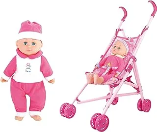 Power Joy Baby Cayla Trolley (40Cm Doll With Trolley)