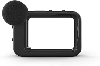 GoPro Media Mod for HERO11 Black, HERO10 Black, HERO9 Black, Removable Windscreen Vertical Mounting Buckle ,Thumb Screw - Official Gopro Accessory