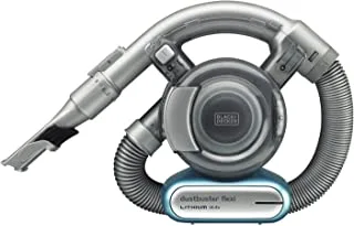 Black+Decker 14.4V Lithium Flexi Auto DUStbUSter Car Vacuum With Pet Tool, Blue/Grey - Pd1420Lp-Gb