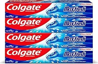 Colgate Max Fresh Cool Mint Gel Toothpaste – 4 X 75Ml