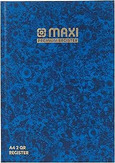 MAXI REGISTER BOOK/MANUSCRIPT BOOK A4 2QR 60GSM 96 SHEETS