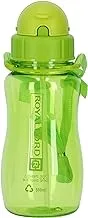 Royalford 500ml Water Bottle - Reusable Water Bottle Wide Mouth with Hanging Clip | Transparent Bottle | Perfect while Travelling, Camping, Trekking & More