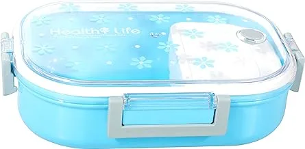 Delcasa 920ML Air Tight Lunch Box Leak-Proof & Airtight Lid Rectangular Food Storage Container Highly Durable, Non-Toxic -BPA Free, DC1415, multi color