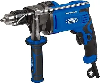 Ford Tools Keyed Chuck Professional Impact Hammer Drill 900W Set, Blue, 13 mm, Fp7-0031