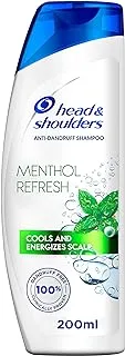 Head & Shoulders Menthol Refresh Anti-Dandruff Shampoo for Itchy Scalp, 200 ml