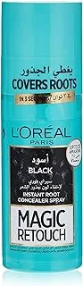 L'Oreal Paris Magic Retouch Instant Root Concealer, Black100 gm