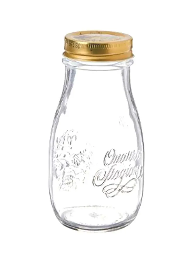 Bormioli Rocco Quattro Stagioni Storage Bottle Clear/Gold